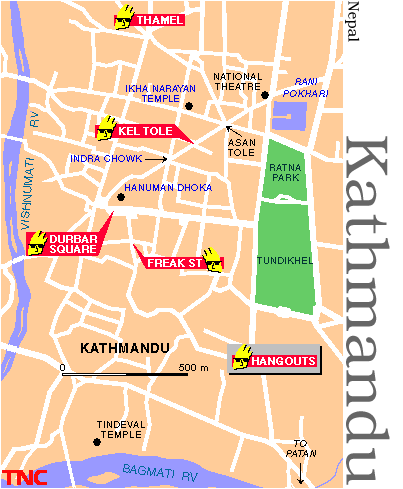 plan de Kathmandou