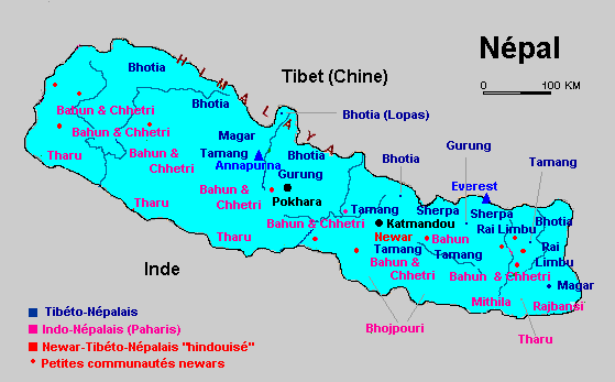 carte des groupes ethniques